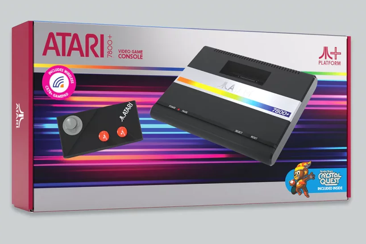 Kotak penjualan Atari 7800 Plus