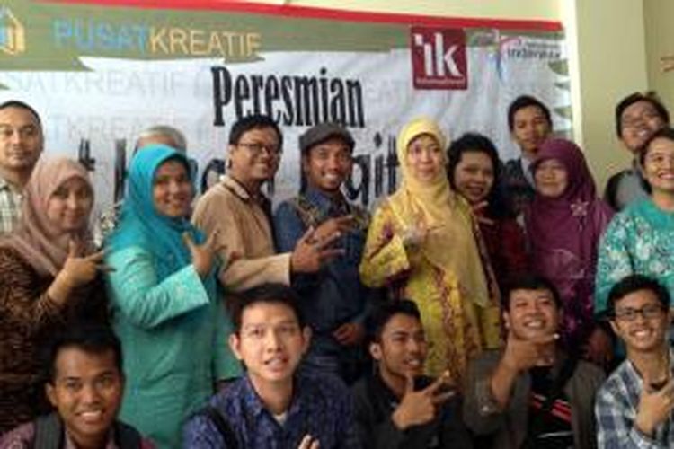 Peresmian Pusat Kreatif Digital di Depok, Jumat (3/10/2014).