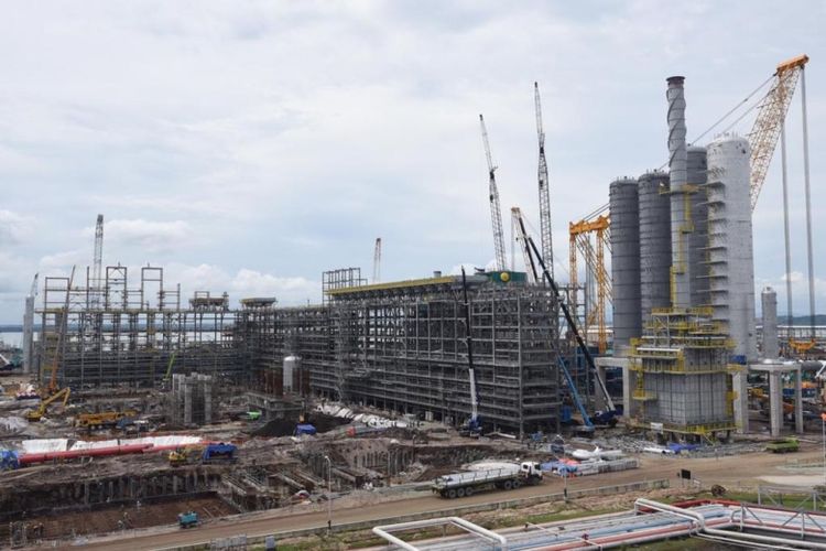 Salah satu milestone pada megaproyek Refinery Development Master Plan (RDMP) Balikpapan, Kalimantan Timur (Kaltim).