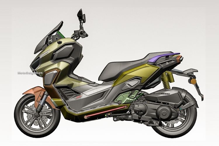 Gambar 3D dari Honda ADV 350