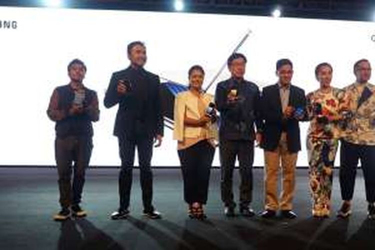 Samsung resmi meluncurkan Galaxy Note 7 di Jakarta, Selasa (24/8/2016).