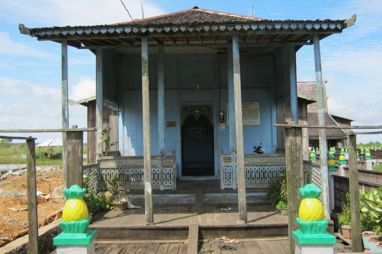 Rumah Adat Gajah Baliku, salah satu rumah adat Banjar.