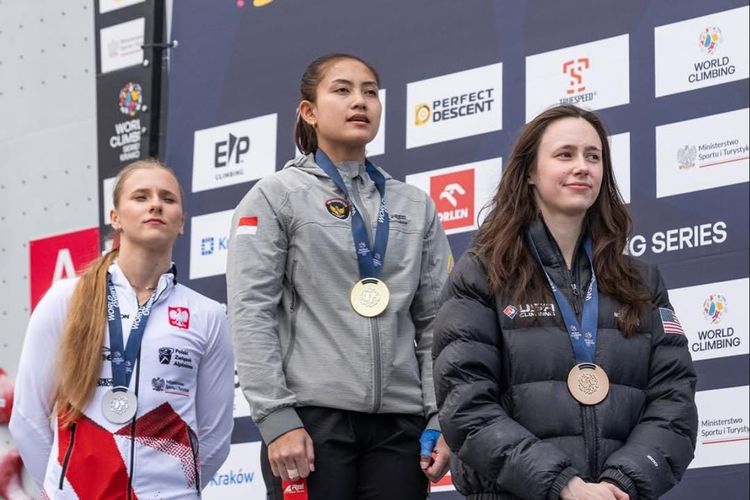 Atlet Panjat Tebing Buleleng Raih Emas World Climbing Series Krakow 2026