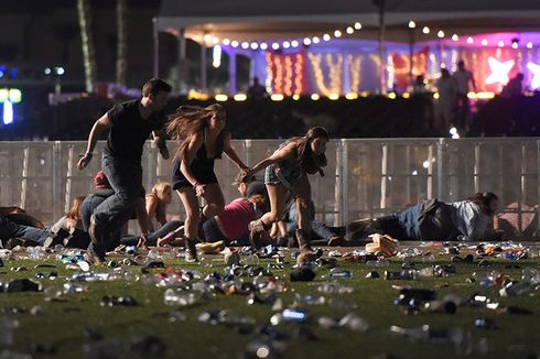 Mengerikan, Beginilah Suasana Penembakan di Las Vegas...