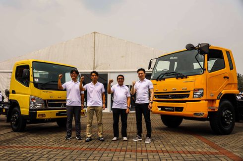 Rapor Biru Duet Mitsubishi Fuso Canter dan Fighter Euro 4