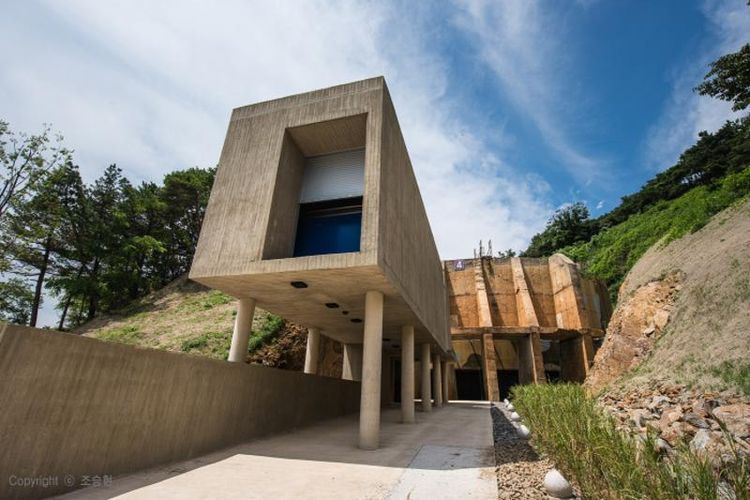 Tempat wisata Oil Tank Culture Park di Seoul, Korea Selatan yang dijadikan sebagai salah satu lokasi syuting drakor Start-Up.