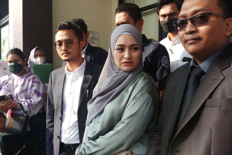 Nathalie Holscher saat ditemui di Pengadilan Agama Cikarang, Bekasi, Jawa Barat, Rabu (20/7/2022).