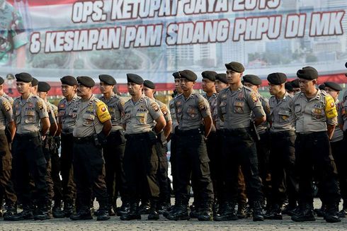 Pengamanan Sidang Sengketa Pemilu di MK, Polisi Tak Dibekali Senjata Api dan Peluru Tajam