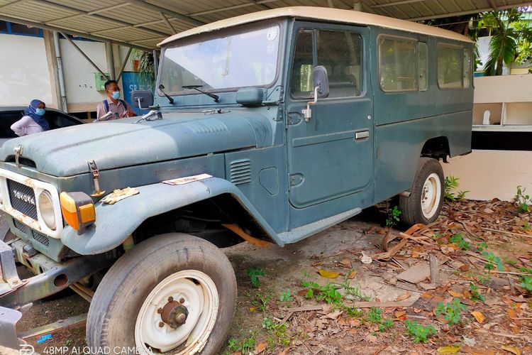 Kondisi Land Cruiser Hardtop yang akan diselenggarakan pemerintah di situs lelang.go.id