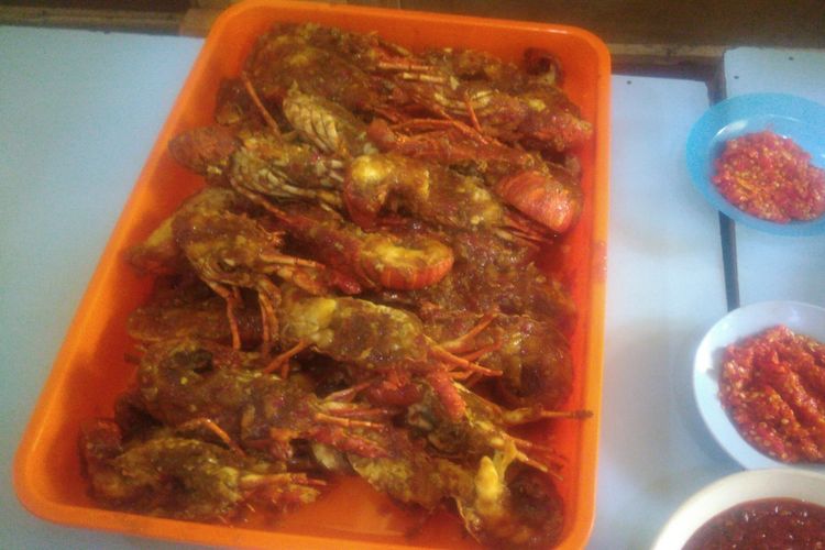 Lobster di Pantai Timang, Purwodadi, Tepus, Gunungkidul