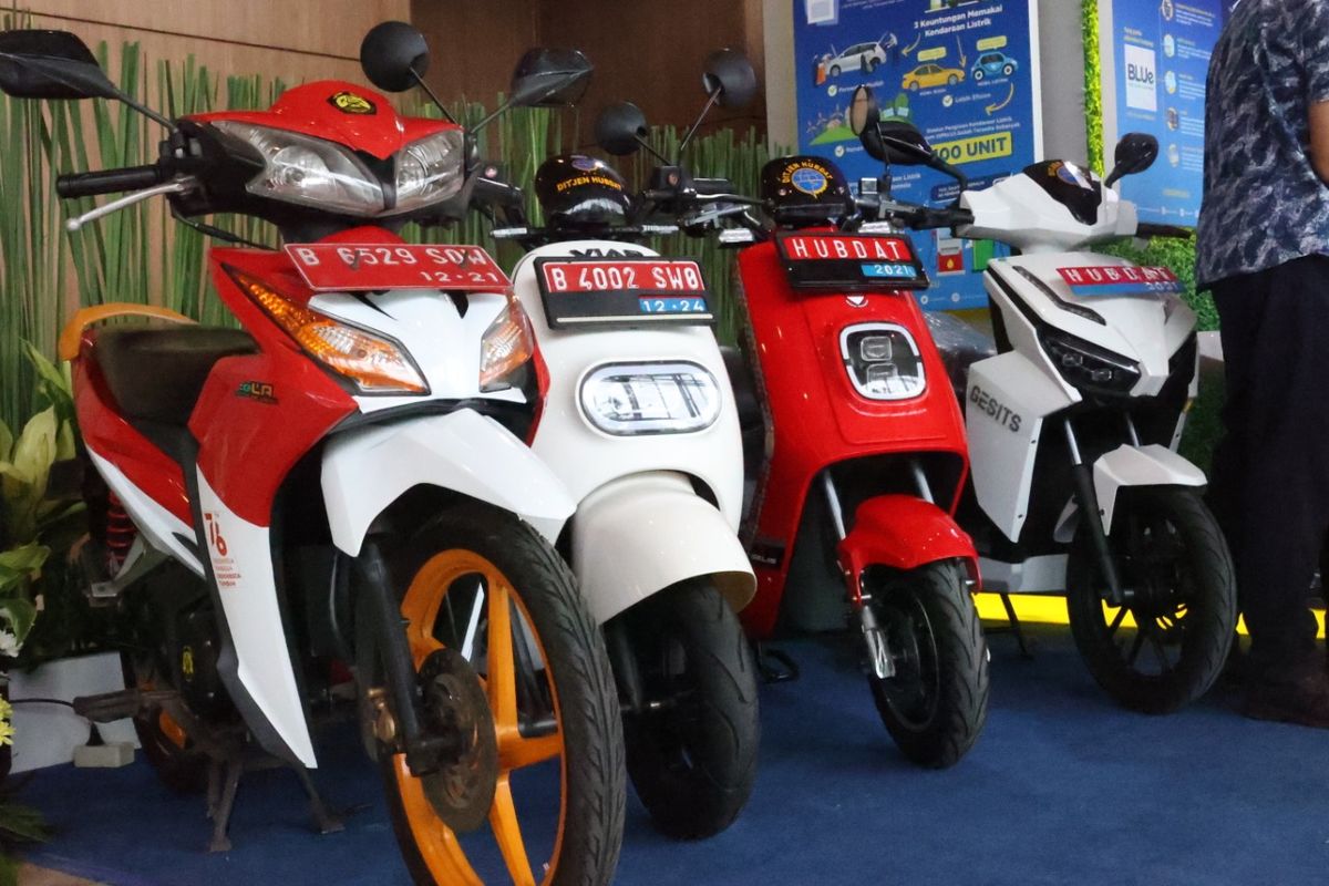 Jajaran motor listrik Kemenhub