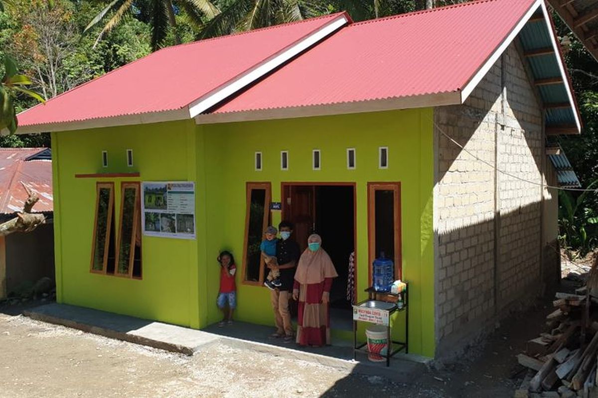 Ilustrasi rumah yang dibangun melalui program Bantuan Stimulan Perumahan Swadaya (BSPS).