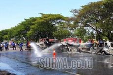 Pertamina Bantah Sopir Kabur Setelah Truk Tangki Terbakar di Tol Sidoarjo