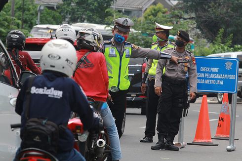 Ada Sanksi dan Denda Pengendara yang Langgar PSBB Jakarta