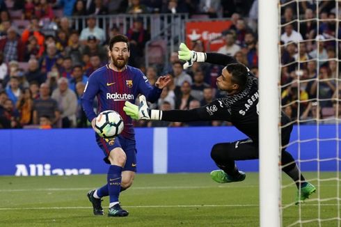 Hasil Liga Spanyol, Barcelona Menang, Lionel Messi Jauhi Mo Salah