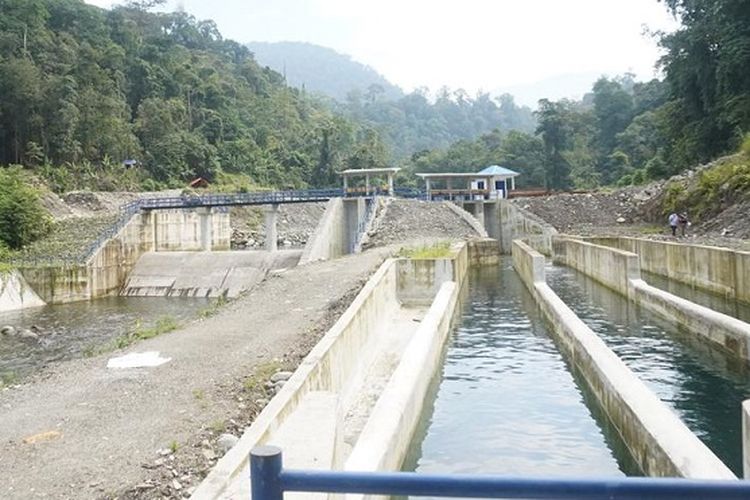Pembangkit Listrik Tenaga Mikrohidro (PLTM) di wilayah Padang Guci dengan memanfaatkan air yang bersumber di Padang Guci, Kabupaten Kaur, Bengkulu.