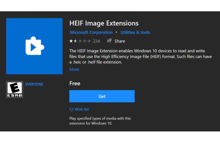 HEIF Image Extensions