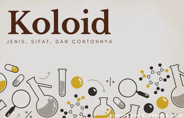 Ilustrasi jenis koloid dan contohnya