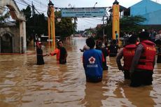 Ini Penyebab Banjir dari Aliran Sungai Cikeas di Jatiasih Bekasi