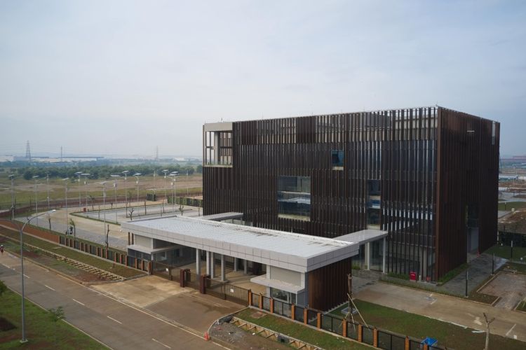Fasilitas hyperscale data center Telkom di Cikarang.