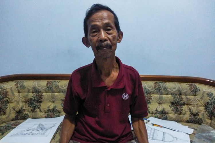 Werdi (69) salah satu pelaku pemugaran Candi Borobudur tahun 1973