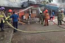 12 Warung di Terminal Leuwipanjang Terbakar, Pelayan Bus Terganggu