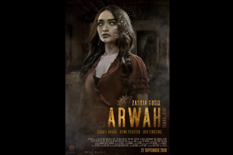 Zaskia Gotik dalam film horor Arwah Tumbal Nyai: Part Arwah (2018).