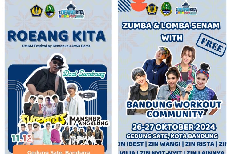 Kemenkeu Satu Jabar dan Pemprov Jabar menggelar acara Roeang Kita UMKM Festival 2024, di Gedung Sate, Kota Bandung, Jabar, dalam rangka Hari Oeang Republik Indonesia (HORI) ke-78.