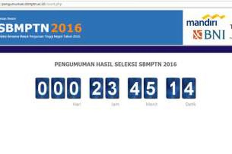 Siap-siap  Besok Pengumuman Ujian SBMPTN 2016!