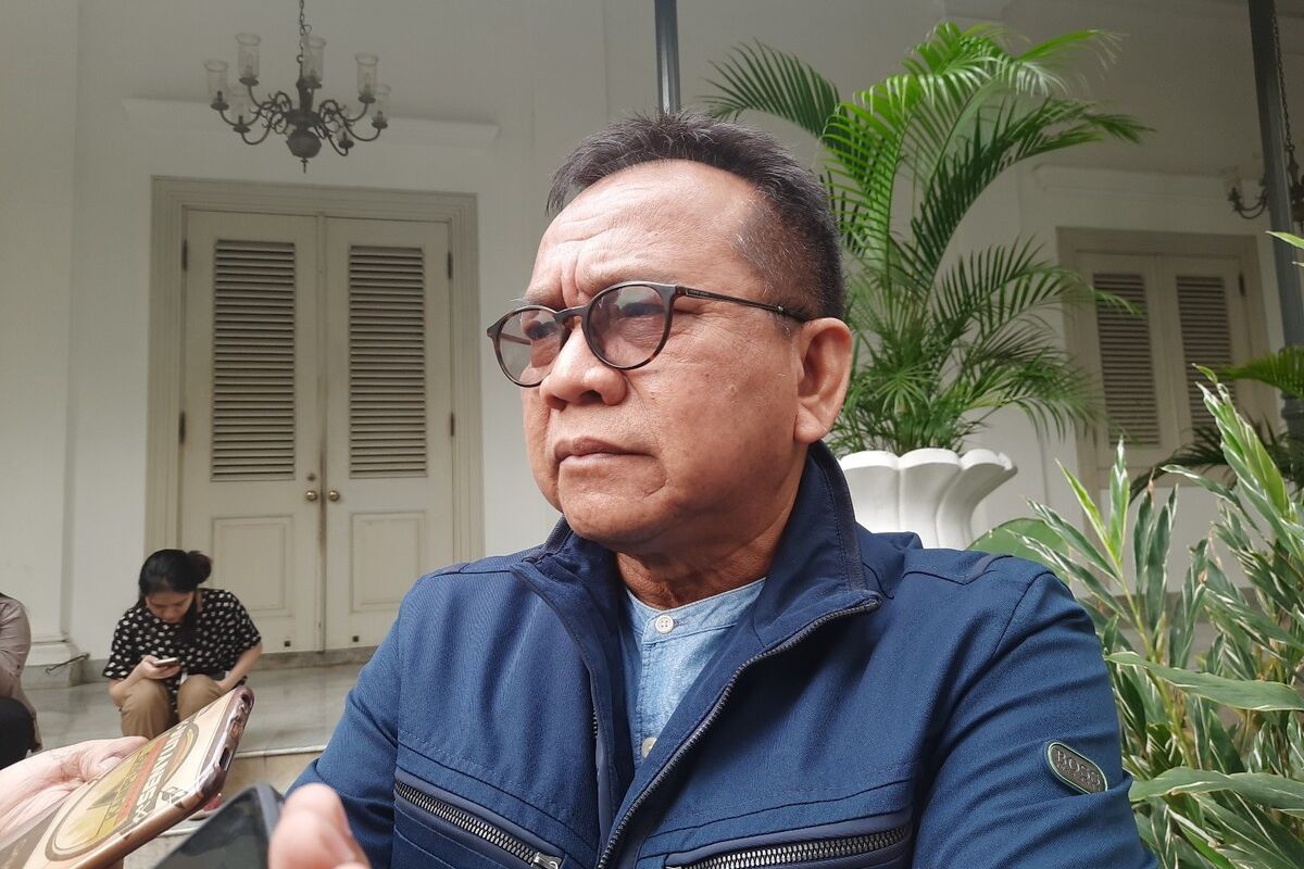 Ketua DPD Partai Gerindra DKI Jakarta Mohammad Taufik di Balai Kota, Jakarta Pusat, Kamis (19/12/2019)