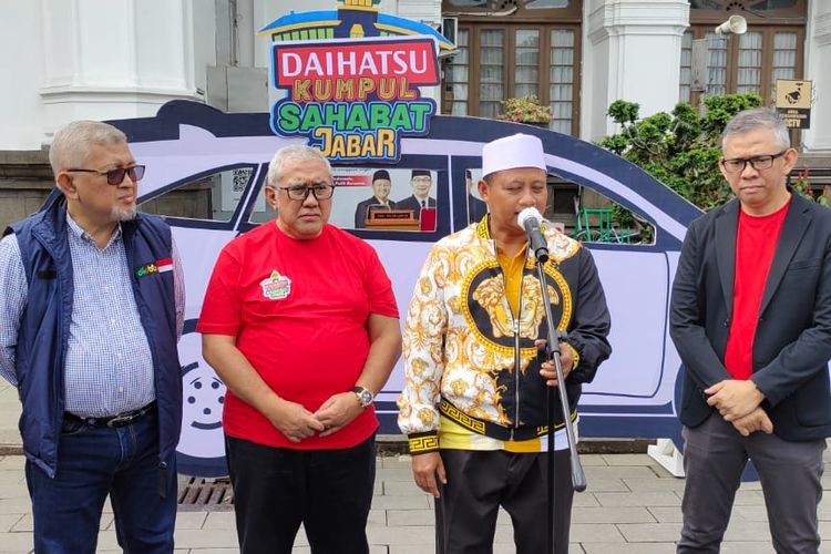 Pembukaan acara Daihatsu Kumpul Sahabat Jabar di Gedung Sate Bandung, Sabtu (8/10/2022).
