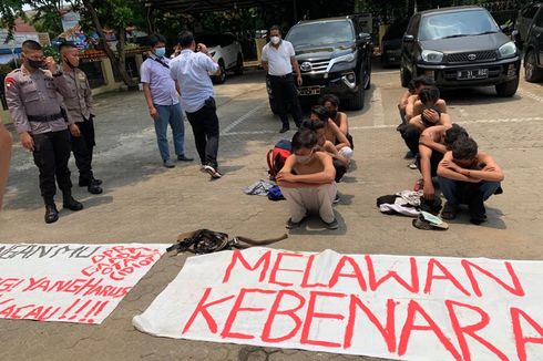 24 Pelajar yang Demo Tolak UU Cipta Kerja di Kota Tangerang Jalani Rapid Test