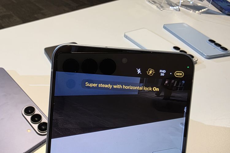 Ilustrasi fitur Horizontal Lock di Samsung Galaxy S26 series