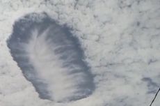 Pernah Muncul di Meksiko, Awan Berlubang Juga Teramati di Jember