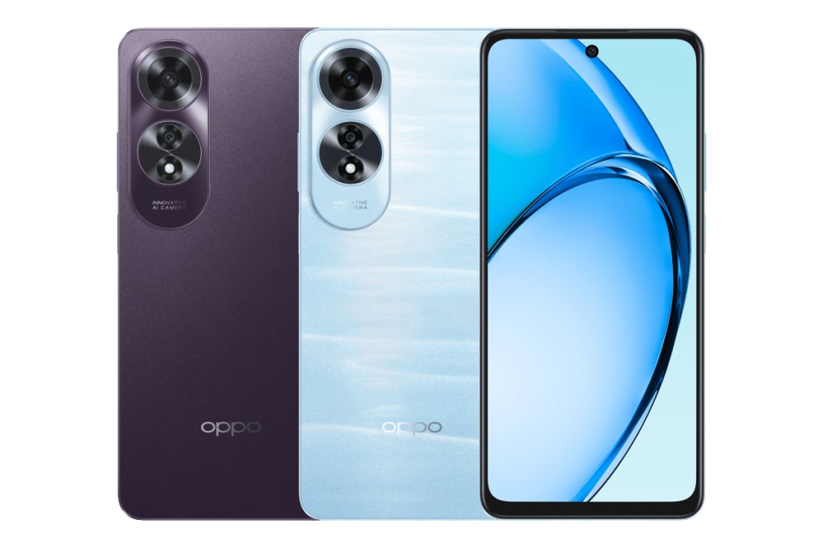 Ilustrasi Oppo A60.