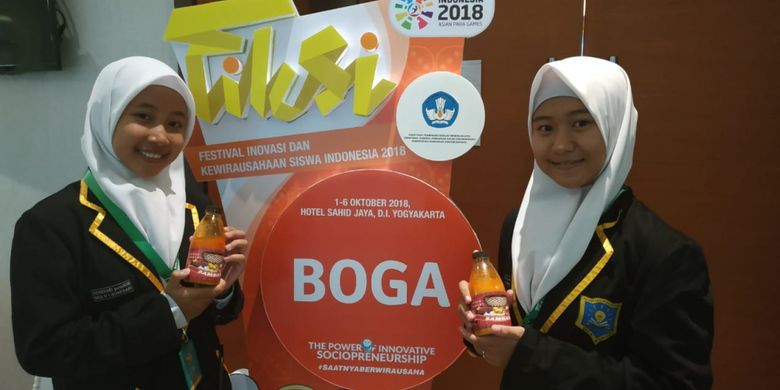 Peserta FIKSI (Festival Inovasi dan Kewirausahaan Siswa Indonesia) 2018, di Yogyakarta, 1-6 Oktober 2018