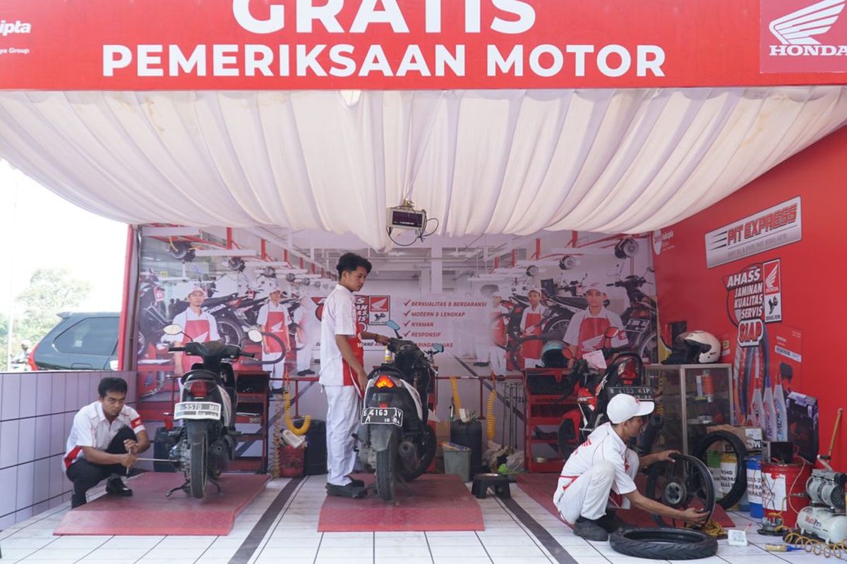 Layanan servis gratis di Balai Santai Honda (BSH)