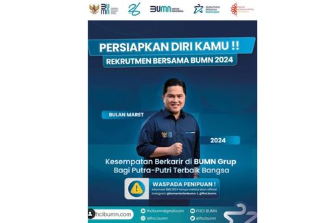 Rekrutmen Bersama BUMN 2024 Ada 1.830 Posisi, Lulusan SMA dan Difabel Bisa Daftar