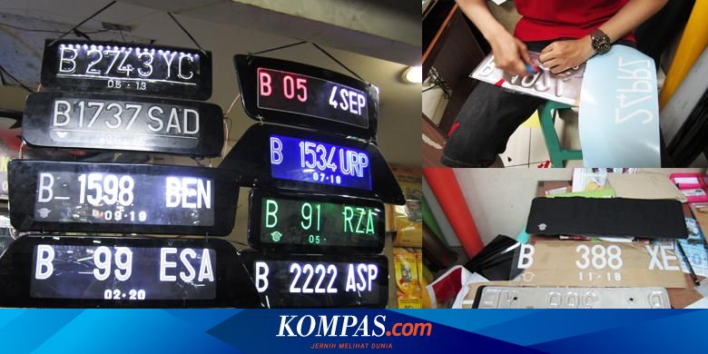 Pelat Nomor Kendaraan Boleh Dimodifikasi Tapi Ada Batasannya Pelat Nomor Kendaraan Boleh Dimodifikasi Tapi Ada Batasannya