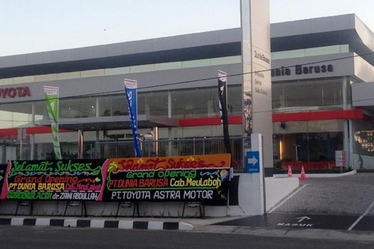 Dealer Barusa Meulaboh memperkuat jaringan Toyota di Nanggroe Aceh Darussalam.