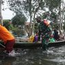 Rumah Terendam Banjir, Bayi Berusia Sehari Dievakusi Gunakan Perahu, Ibu: Tidak Bisa Lagi Bertahan