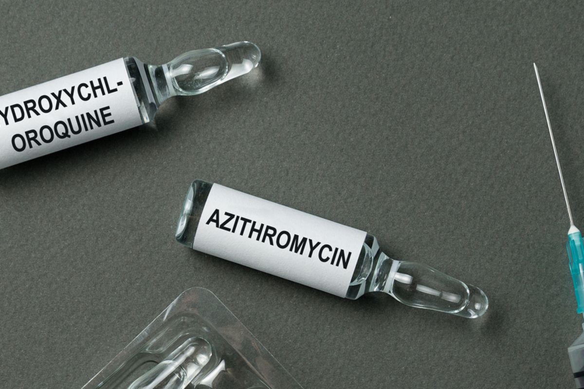 Ilustrasi Hidroksiklorokuin dan azitromisin. Kedua obat ini disebut dapat digunakan untuk mengobati virus corona penyebab Covid-19 