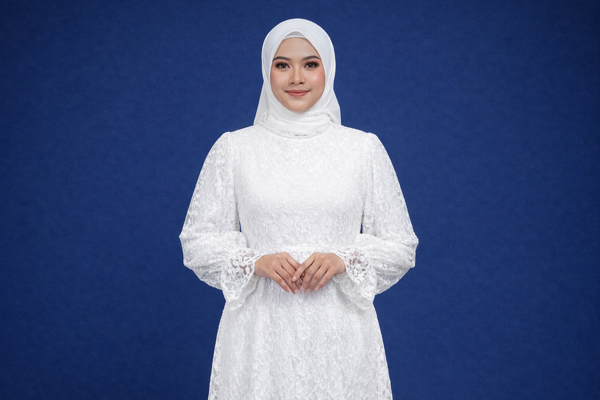 Maxi Dress Lace Berlapis