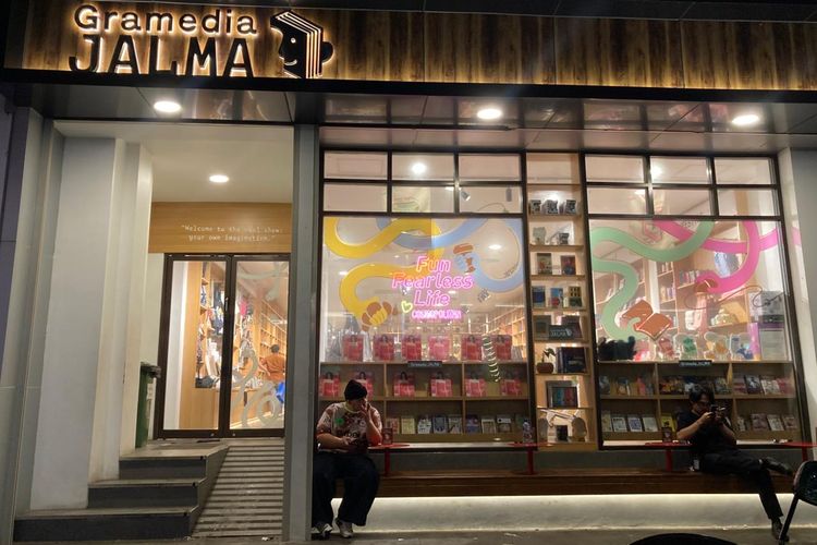 Gramedia Jalma di kawasan Blok M, Jalan Melawai 3, Kebayoran Baru, Jakarta Selatan.