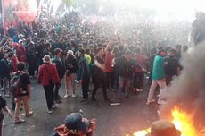 Demo Tolak Revisi UU Pilkada di Malang Ricuh, Mahasiswa Jebol Pagar DPRD