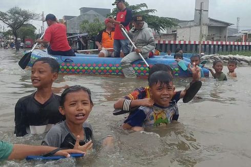 Korban Banjir di Periuk Kota Tangerang Kekurangan Air Bersih