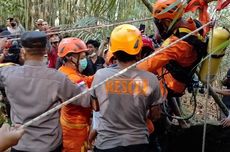 Terdengar Teriakan dari Sumur 12 Meter, Ternyata I Wayan Karya Terperosok, Selamat Usai Dievakuasi 8 Orang