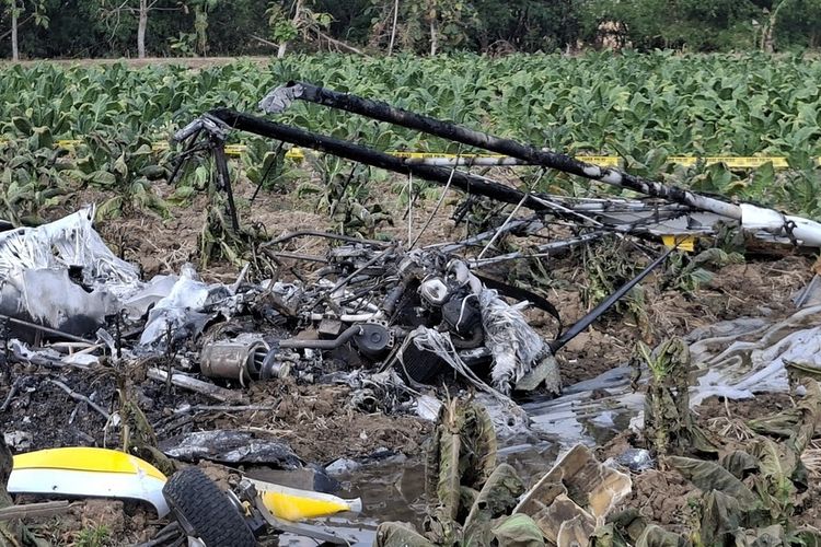 Kesaksian Warga Saat Pesawat Aerosport Jatuh di Blora, Suara Ledakan Seperti Mercon
