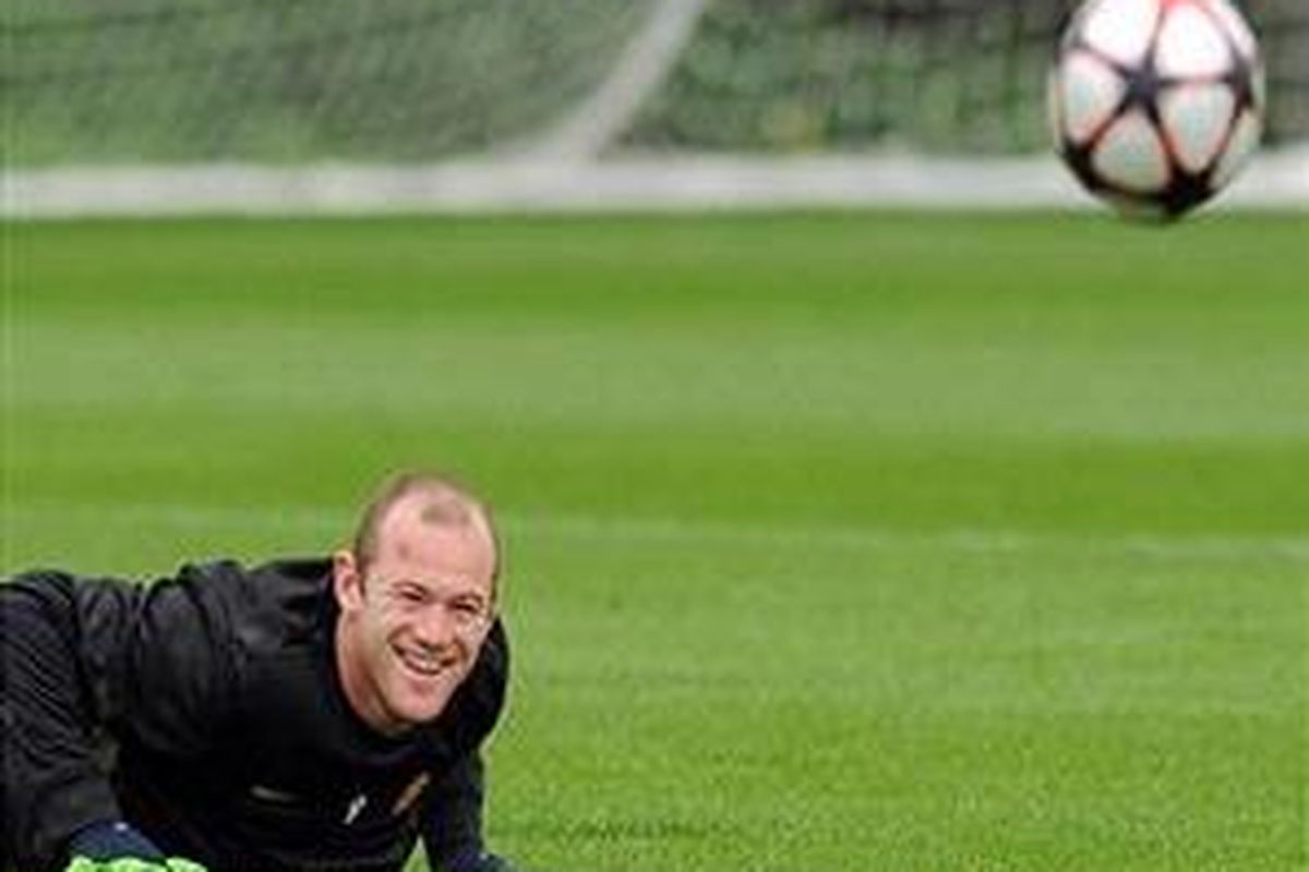 Penyerang Inggris, Wayne Rooney.