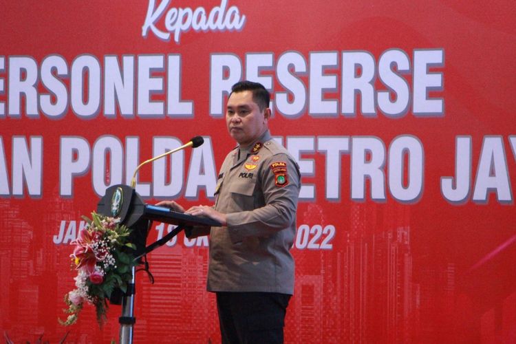 Kapolda Metro Jaya Irjen Fadil Imran saat menggelar pertemuan terbatas dengan jajaran anggota reserse Polda Metro Jaya, Selasa (18/10/2022). 